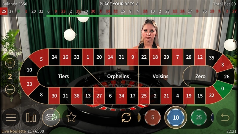 Game Roulette tại Live Casino Vibet